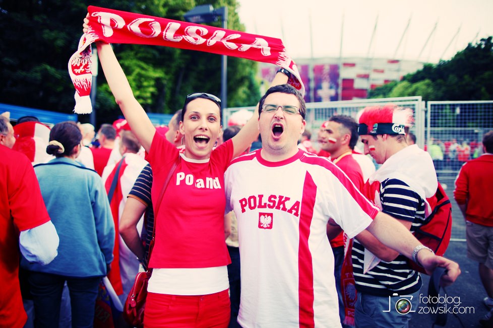 UEFA EURO 2012. Mecz Polska – Rosja. Reportaż od Stadionu do strefy kibica. Warszawa. 91