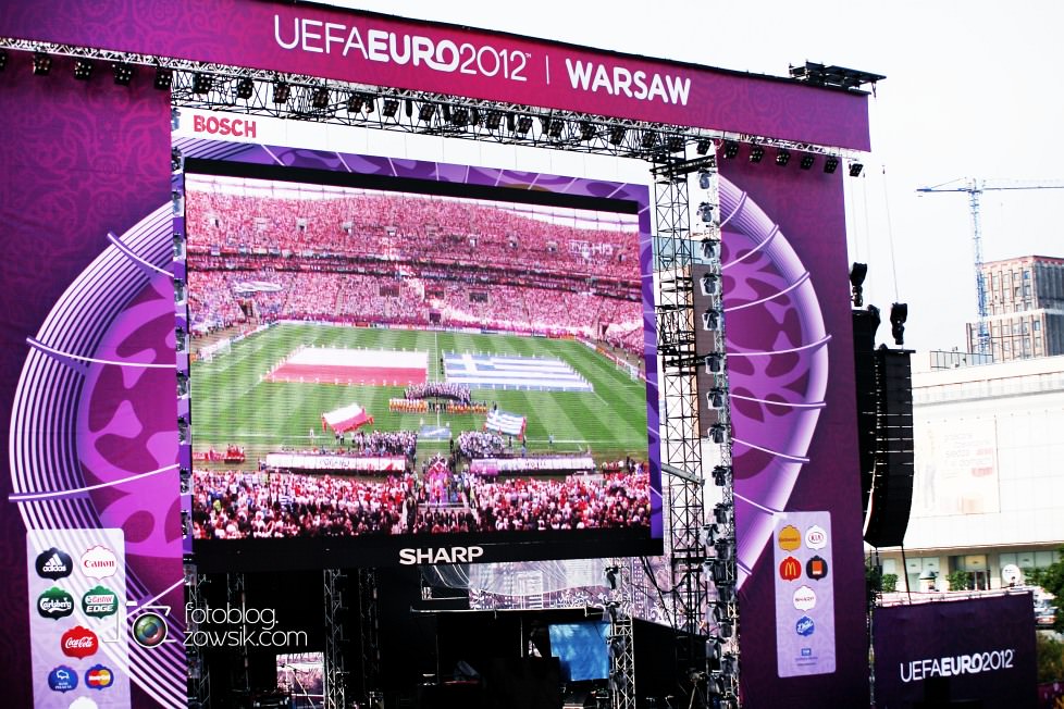 UEFA EURO 2012. Mecz Polska - Grecja. Reportaż ze strefy kibica w Warszawie. 123