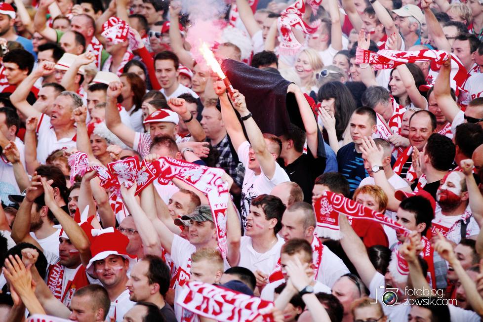 UEFA EURO 2012. Mecz Polska - Grecja. Reportaż ze strefy kibica w Warszawie. 395